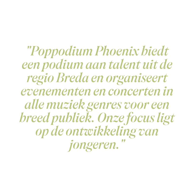 Poppodium Phoenix quote